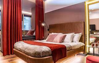 Апартаменты Luxury Upscale Apartments On Maydan Киев Двухместный номер Делюкс с 1 кроватью и балконом-26